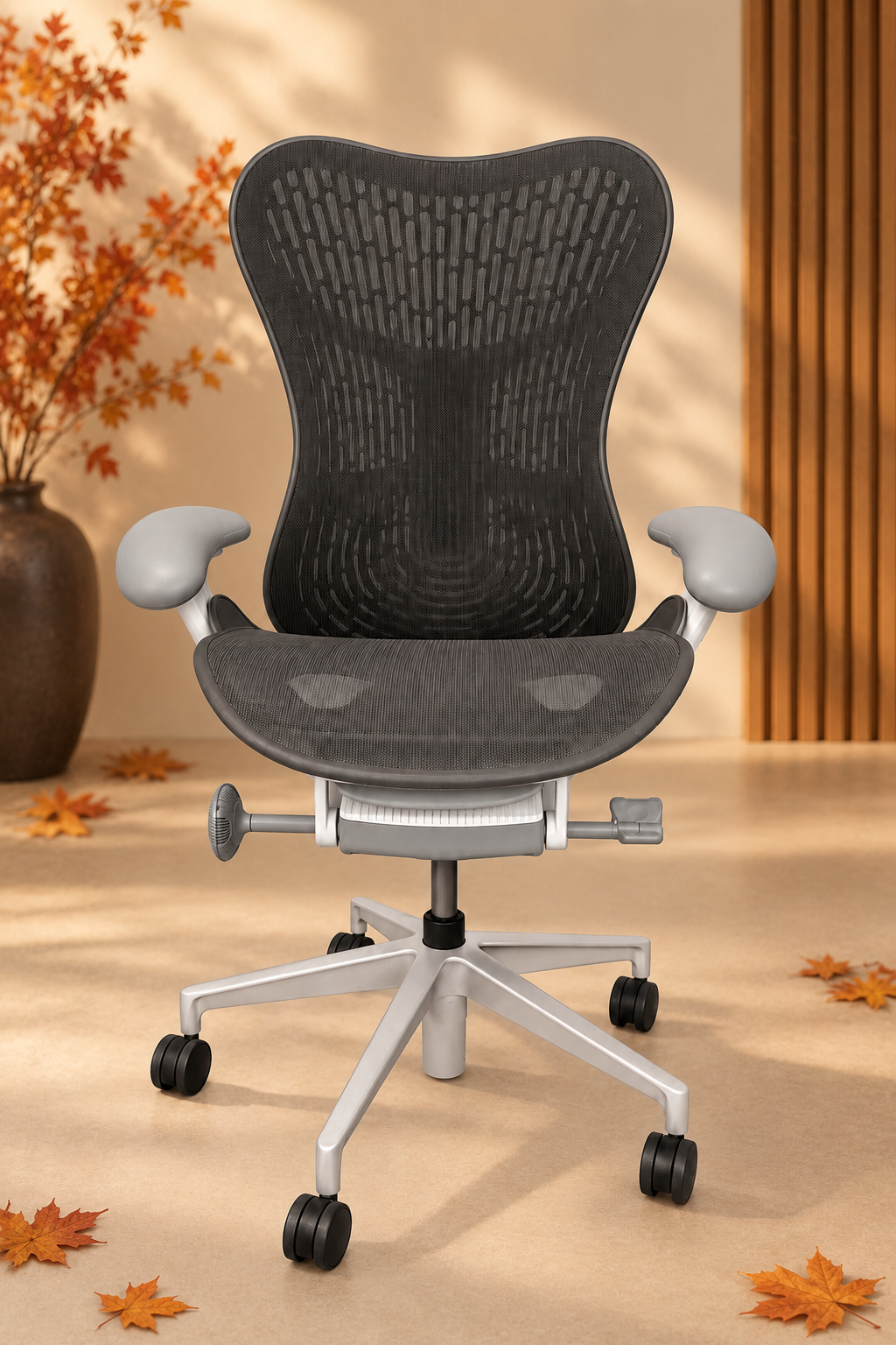 Herman Miller Mirra 2 Grey White Butterfly Herfstdeal